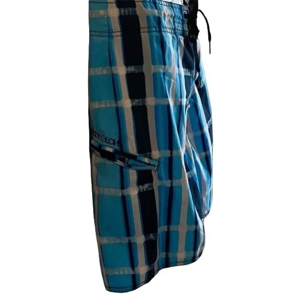 Body Glove Blue  Board Shorts Mens Size 30